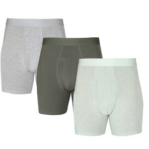 George Soft Touch Rayon Boxer Briefs Underwear Anti Odor 3-Pack Men’s NEW